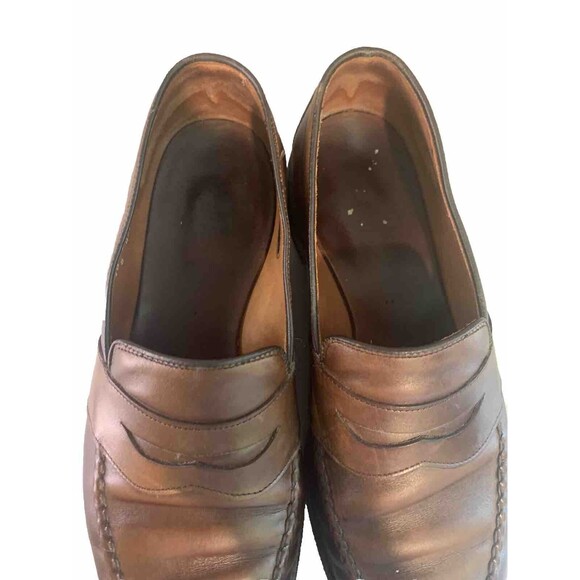 Allen‎ Edmonds Penny Loafers Mens Size 10 Randolph Brown Leather Shoes main image 7
